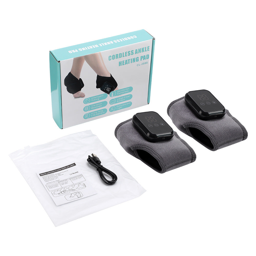 Foot massager with vibration therapy