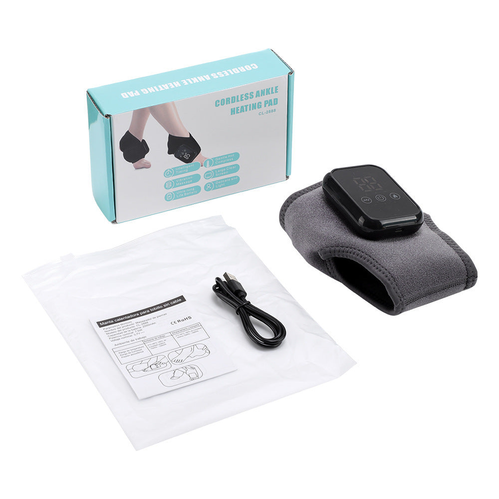 Foot massager with vibration therapy