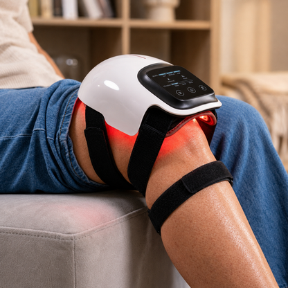 Bentrov KneeFlow™ — Heated Knee Massager with Red Light Therapy