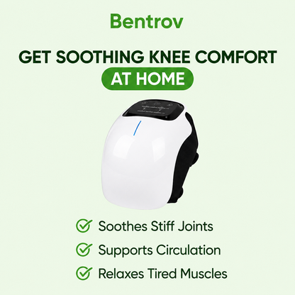 Bentrov KneeFlow™ — Heated Knee Massager with Red Light Therapy