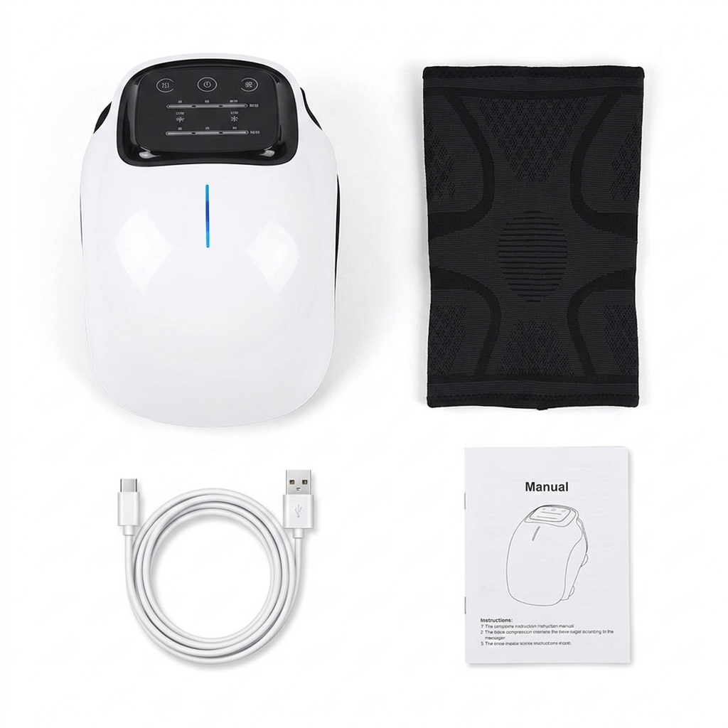 Bentrov KneeFlow™ — Heated Knee Massager with Red Light Therapy